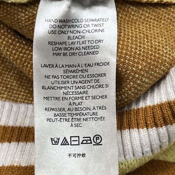 Urban Outfitters Randi Cropped Checkered Yellow Brown Sweater Vest V-Neck - NWOT - Picture 6 of 6